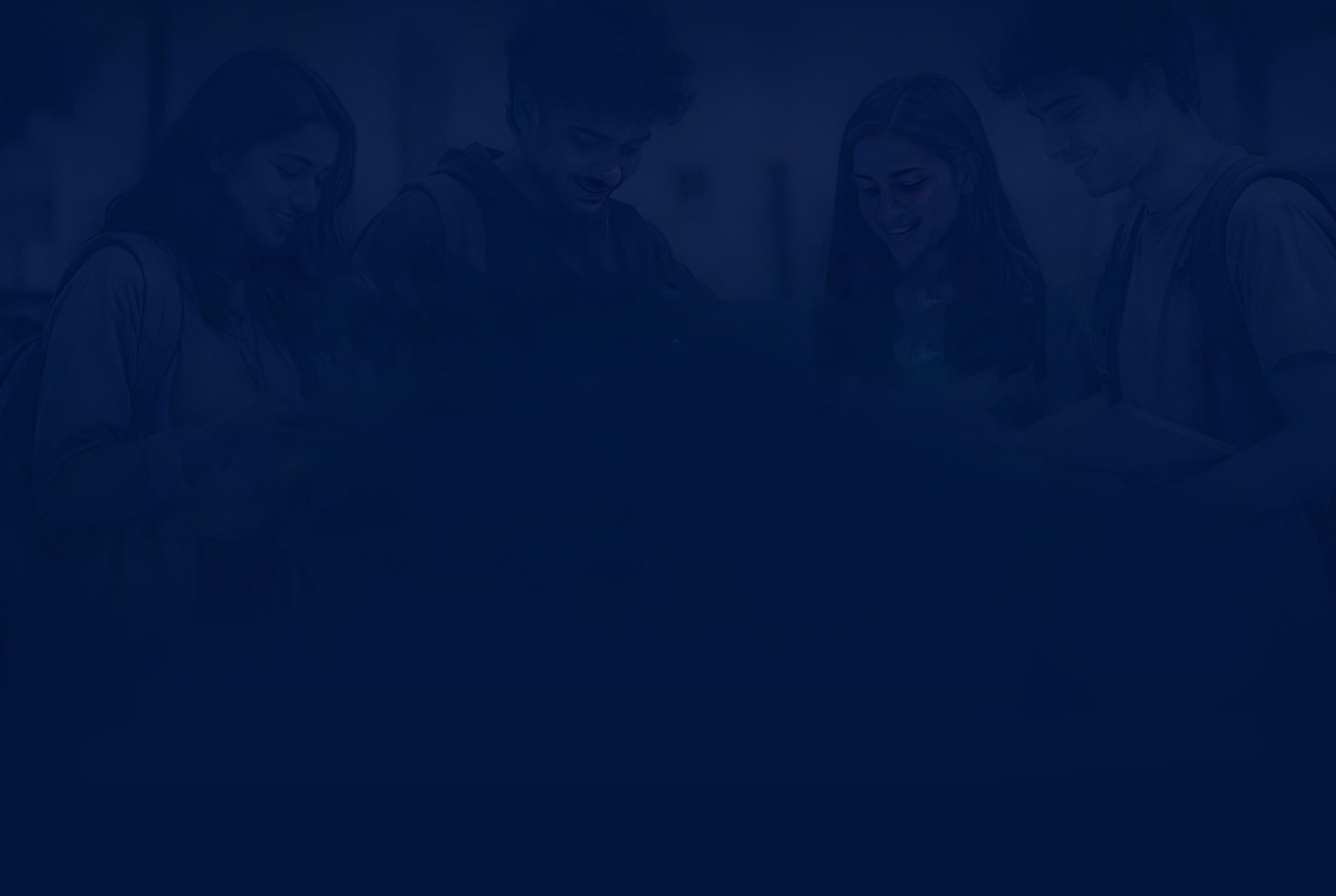 Students collaborating — Study Bridge International